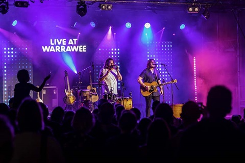 Alt="Band in concert"